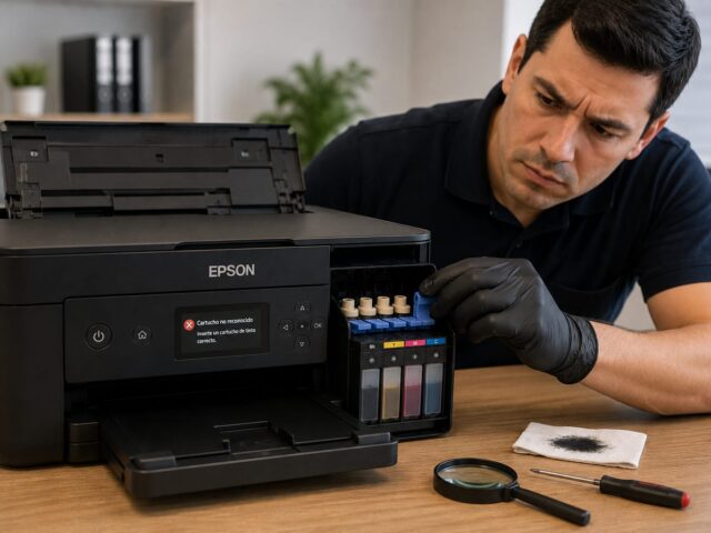 ¿Por Qué Mi Impresora Epson No Reconoce los Cartuchos de Tinta? Causas, Diagnóstico y Soluciones