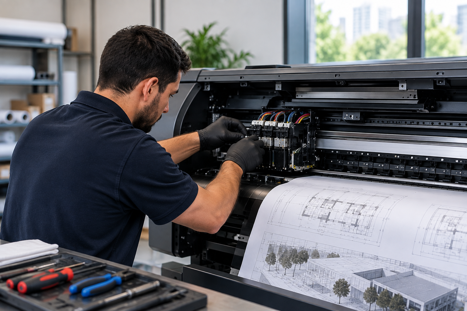 Reparación de plotter y equipos de formato ancho en Santiago